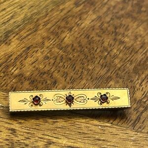 Art Deco Garnet Pin